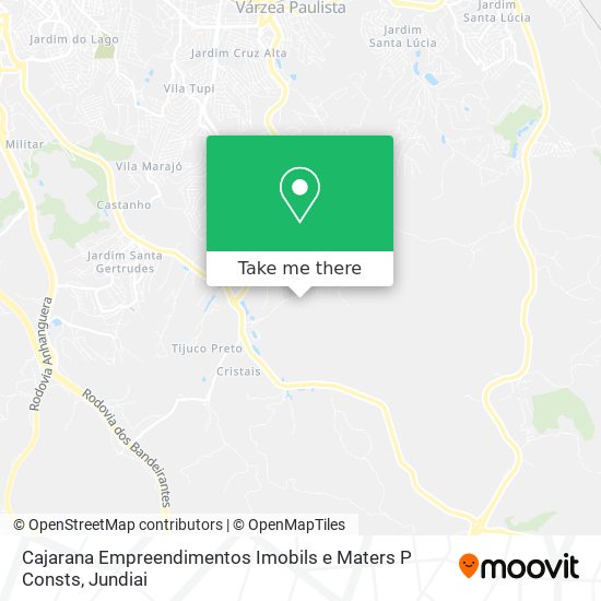 Cajarana Empreendimentos Imobils e Maters P Consts map
