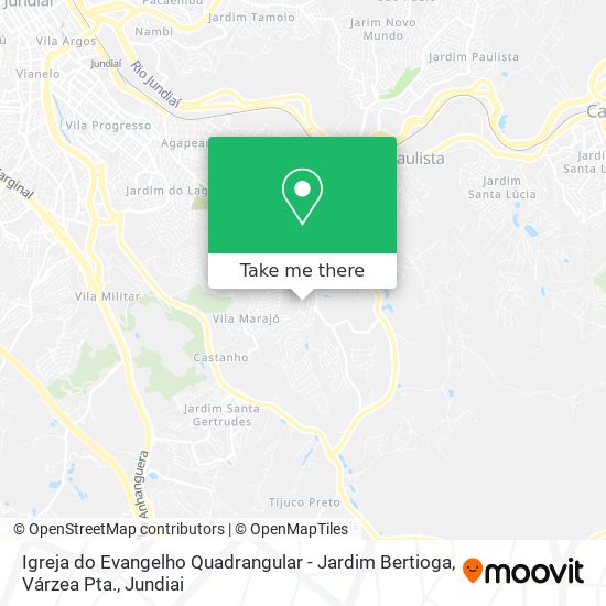 Igreja do Evangelho Quadrangular - Jardim Bertioga, Várzea Pta. map