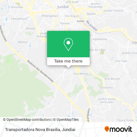 Transportadora Nova Brasilia map
