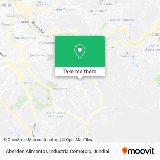 Aberden Alimentos Indústria Comércio map