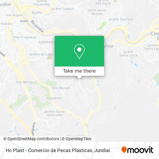 Hc Plast - Comercio de Pecas Plasticas map
