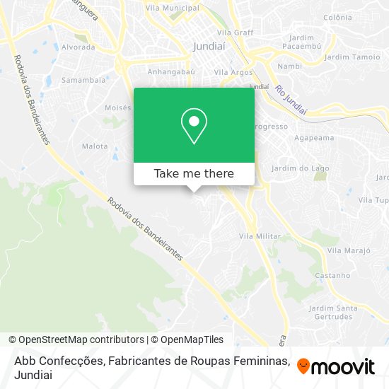 Abb Confecções, Fabricantes de Roupas Femininas map