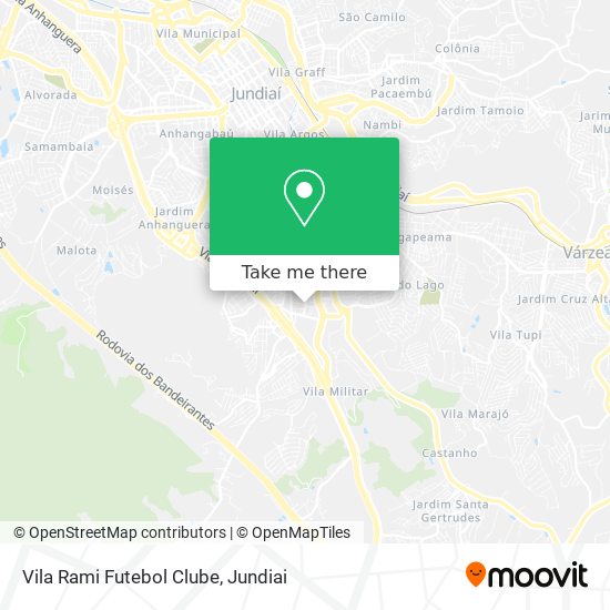 Vila Rami Futebol Clube map