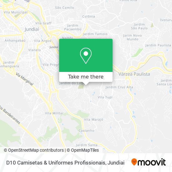 D10 Camisetas & Uniformes Profissionais map