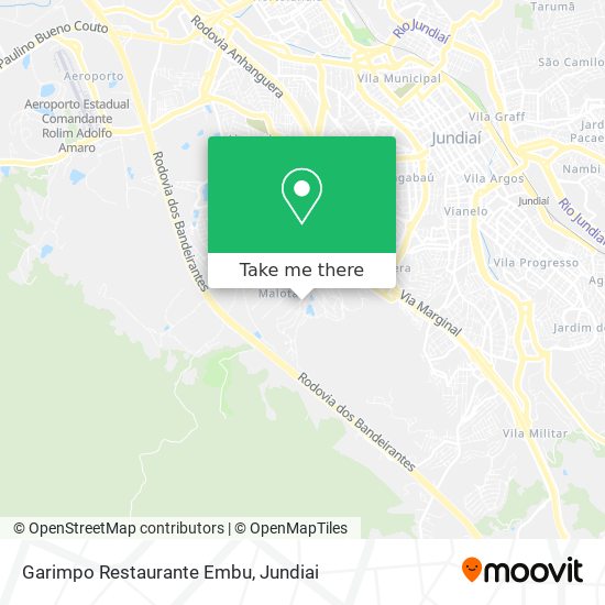 Garimpo Restaurante Embu map
