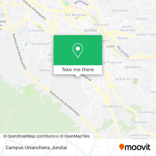 Campus Unianchieta map