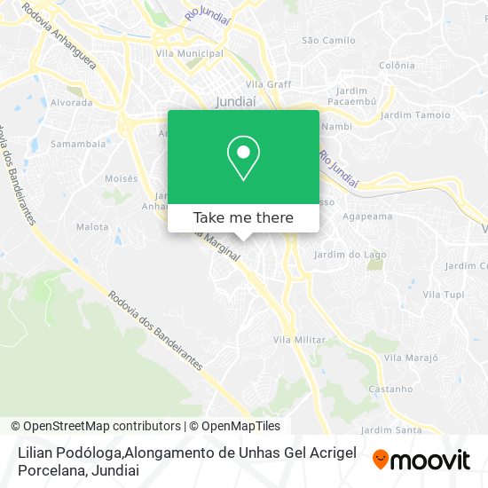 Lilian Podóloga,Alongamento de Unhas Gel Acrigel Porcelana map