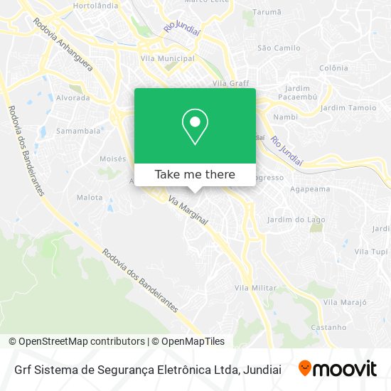 Grf Sistema de Segurança Eletrônica Ltda map