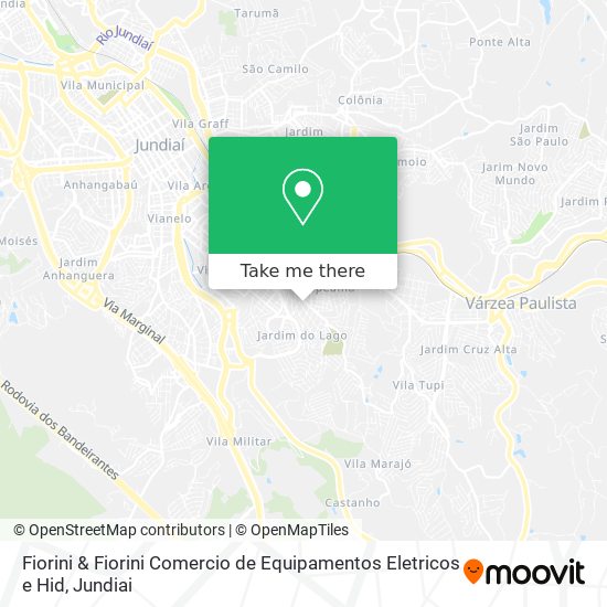 Fiorini & Fiorini Comercio de Equipamentos Eletricos e Hid map
