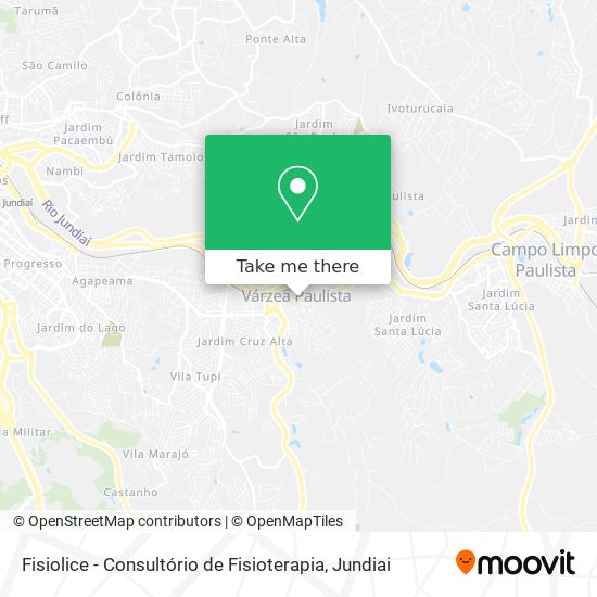 Fisiolice - Consultório de Fisioterapia map