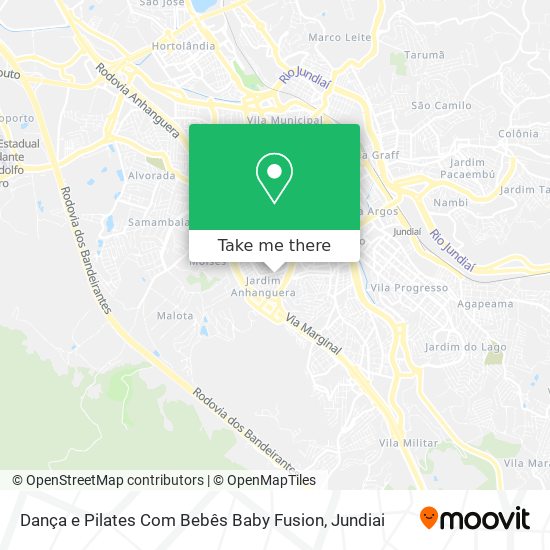 Dança e Pilates Com Bebês Baby Fusion map