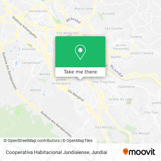 Cooperativa Habitacional Jundiaiense map