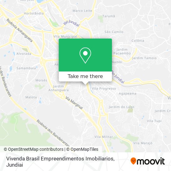 Vivenda Brasil Empreendimentos Imobiliarios map