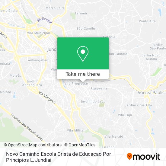 Novo Caminho Escola Crista de Educacao Por Principios L map