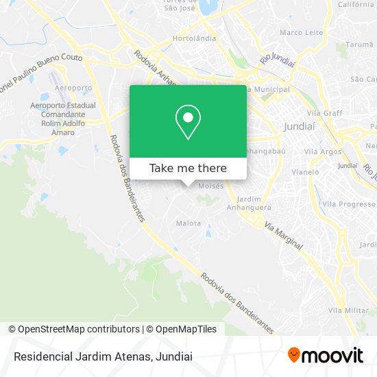 Mapa Residencial Jardim Atenas