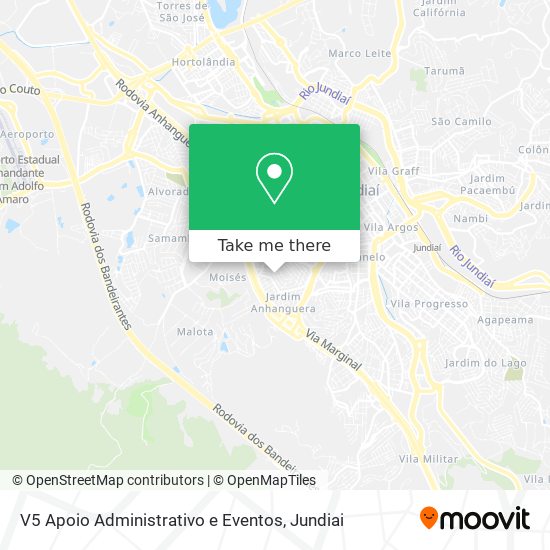V5 Apoio Administrativo e Eventos map