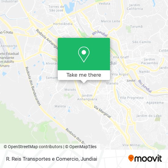R. Reis Transportes e Comercio map