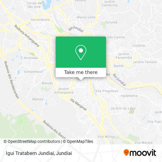 Igui Tratabem Jundiaí map