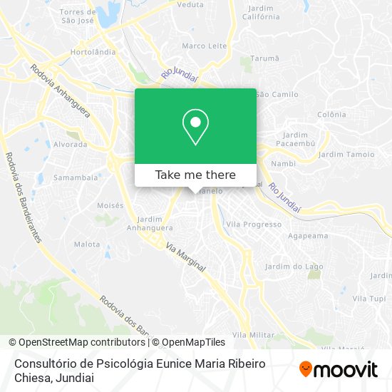 Consultório de Psicológia Eunice Maria Ribeiro Chiesa map