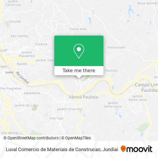 Luval Comercio de Materiais de Construcao map