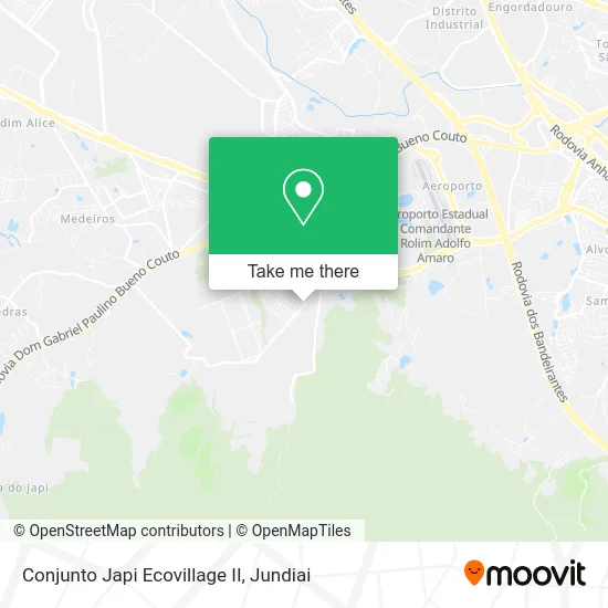 Conjunto Japi Ecovillage II map