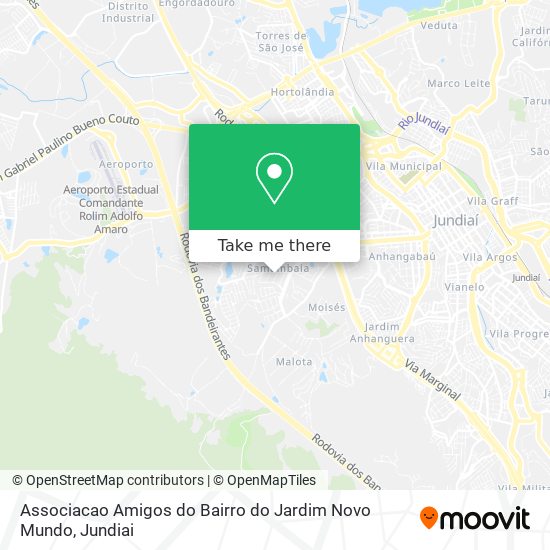 Associacao Amigos do Bairro do Jardim Novo Mundo map