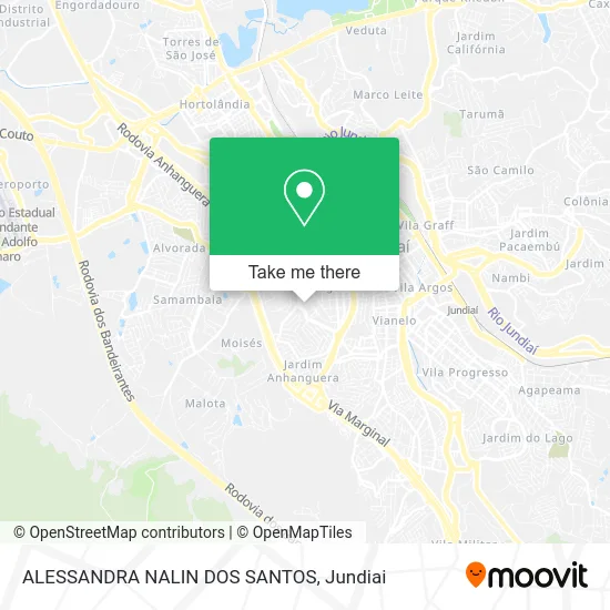 ALESSANDRA NALIN DOS SANTOS map