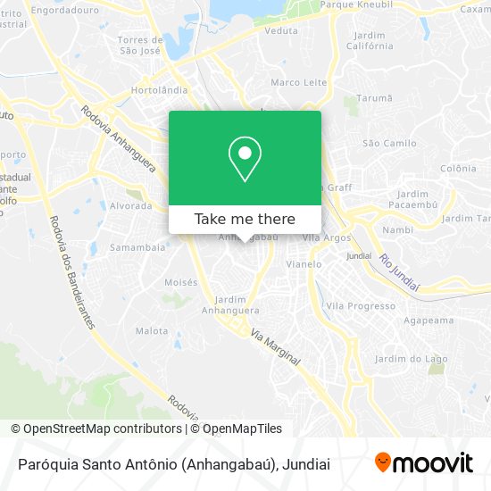 Paróquia Santo Antônio (Anhangabaú) map