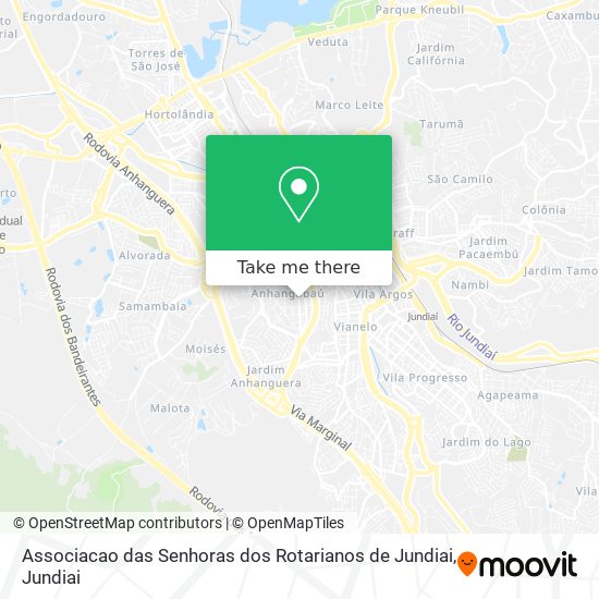 Associacao das Senhoras dos Rotarianos de Jundiai map