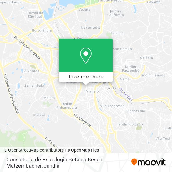 Consultório de Psicológia Betânia Besch Matzembacher map