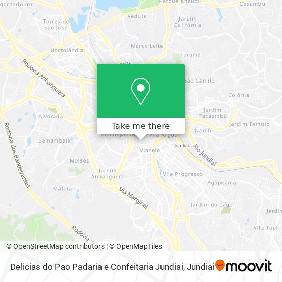 Delicias do Pao Padaria e Confeitaria Jundiai map