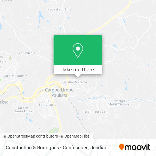 Constantino & Rodrigues - Confeccoes map