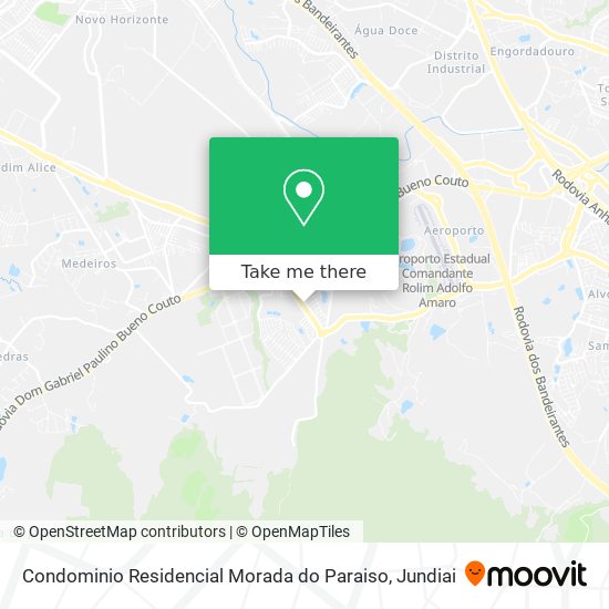 Condominio Residencial Morada do Paraiso map