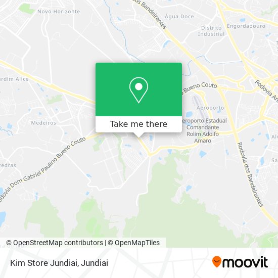 Mapa Kim Store Jundiai