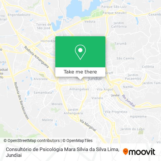 Consultório de Psicológia Mara Sílvia da Silva Lima map