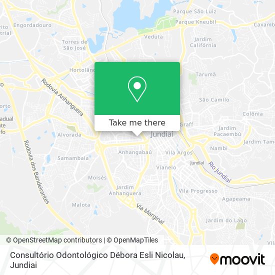 Mapa Consultório Odontológico Débora Esli Nicolau