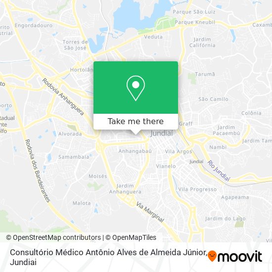 Consultório Médico Antônio Alves de Almeida Júnior map