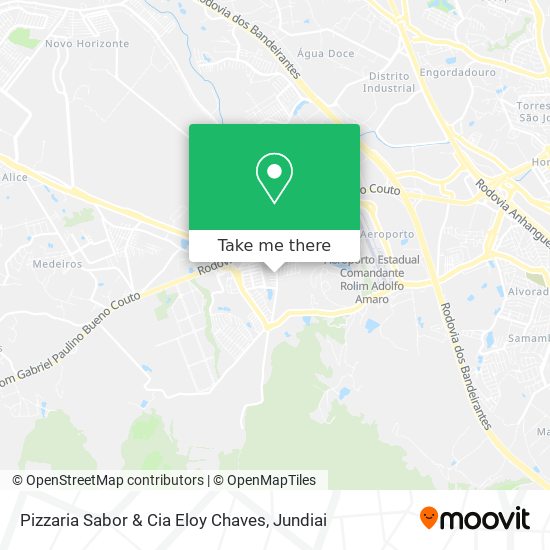 Pizzaria Sabor & Cia Eloy Chaves map