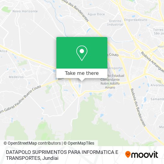 DATAPOLO SUPRIMENTOS PARA INFORMáTICA E TRANSPORTES map