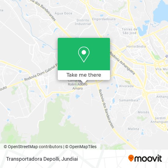 Transportadora Depolli map