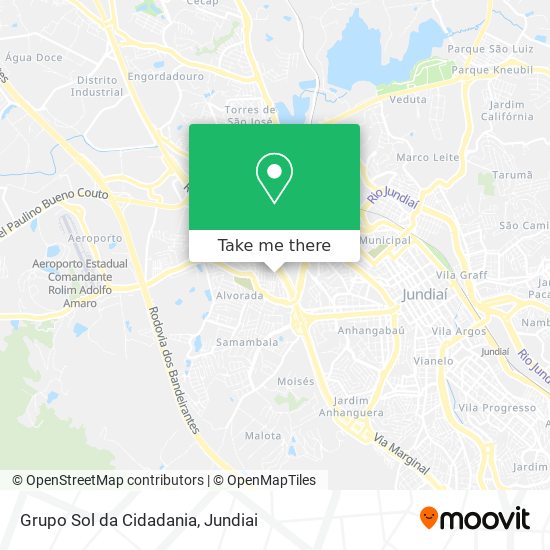 Grupo Sol da Cidadania map