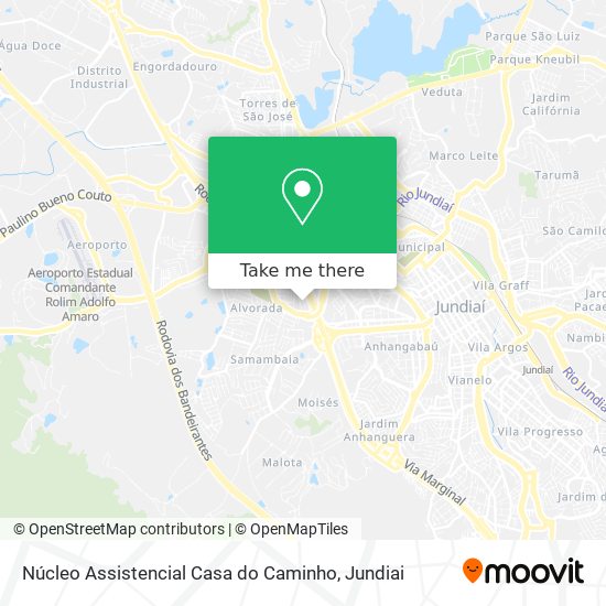 Núcleo Assistencial Casa do Caminho map