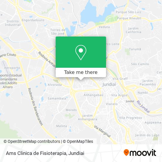 Ams Clinica de Fisioterapia map