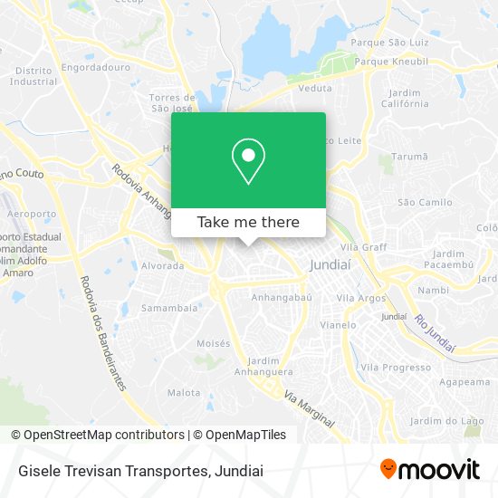 Gisele Trevisan Transportes map