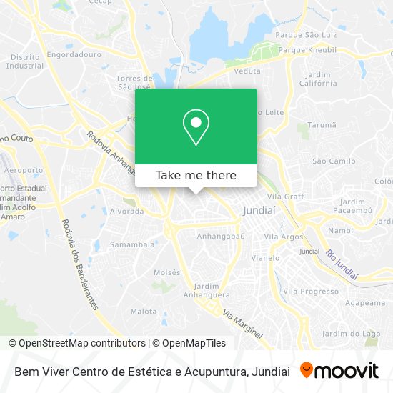 Mapa Bem Viver Centro de Estética e Acupuntura