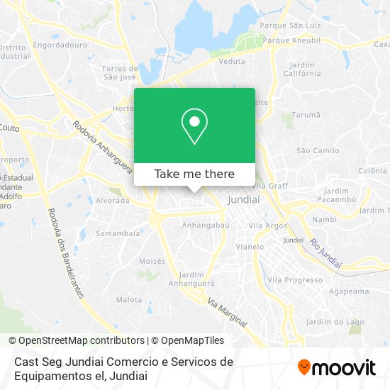 Cast Seg Jundiai Comercio e Servicos de Equipamentos el map