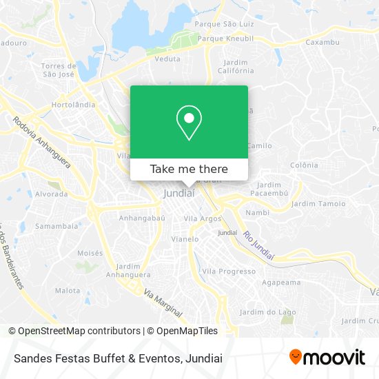 Sandes Festas Buffet & Eventos map