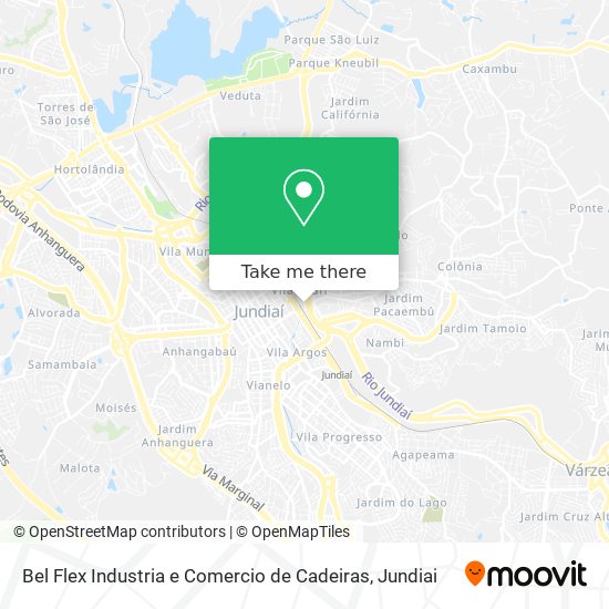 Bel Flex Industria e Comercio de Cadeiras map