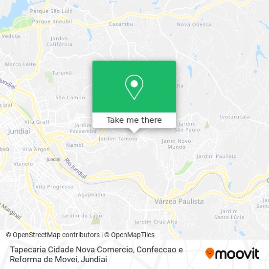 Tapecaria Cidade Nova Comercio, Confeccao e Reforma de Movei map