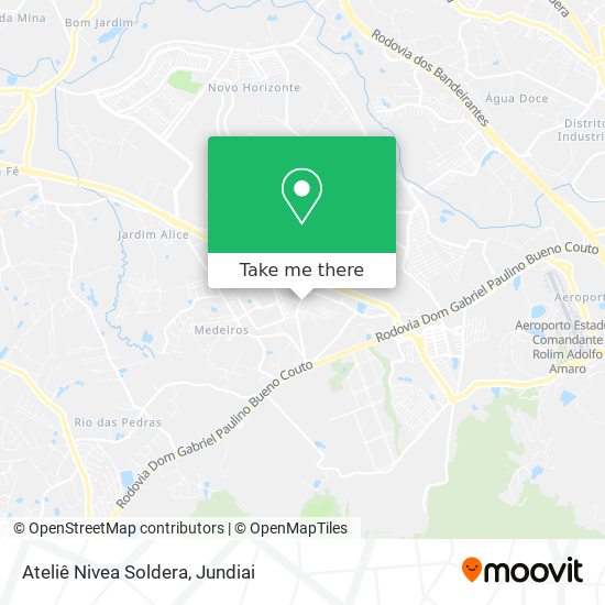 Ateliê Nivea Soldera map
